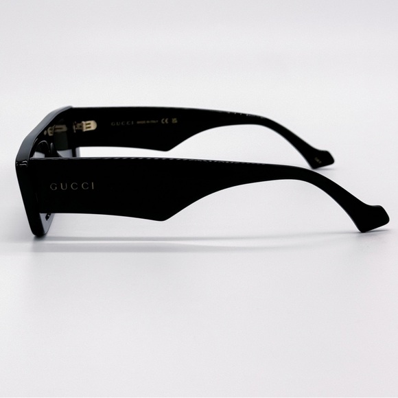 NEW GUCCI GG1331S 001 SQUARE BLACK GREY UNISEX SUNGLASSES GUCCI - Picture 8 of 12
